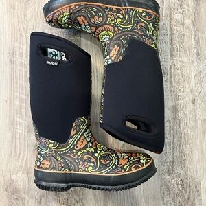 Boggs rain garden boots size 10 women